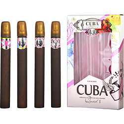 Cuba Variety 4 PIECE QUAD LADY WITH HEARTBREAKER & LA VIDA & VICTORY & VIP AND ALL ARE