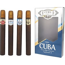 Cuba Variety 4 PIECE QUAD MAN WITH GOLD & ROYAL & SHADOW & WINNER AND ALL ARE