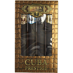 Cuba Variety 4 PIECE VARIETY PRESTIGE INCLUDES CLASSIC BLACK PLATINUM & LEGACY AND ALL ARE