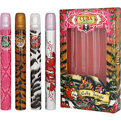 Cuba Variety 4 PIECE VARIETY WITH JUNGLE HEARTBREAKER & TIGER & ZEBRA & SNAKE AND ALL ARE 4 X