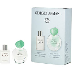 Giorgio Armani MUST HAVES Giorgio Armani Variety WITH ACQUA DI GIO EDT SPLASH & ACQUA DI GIOIA SPLASH AND BOTH ARE MINIS