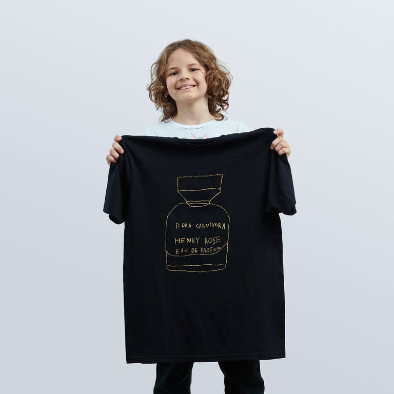 Henry Rose Flora Carnivora T Shirt & 1 Flora Carnivora T Shirt Small Dark is Night