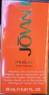 Jovan musk oil