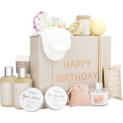 Lovery Variety 20 PC BIRTHDAY HOME BATH AND SPA GIFT BASKET
