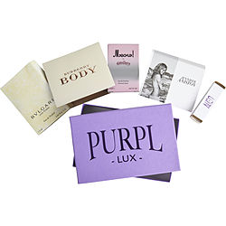 - $MEOW - $ALIEN - $BURBERRY Purpl Lux Subscription Box BODY $JENNIFER ANISTON $BVLGARI