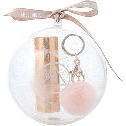 Missguided Babe Power & POM POM KEYRING