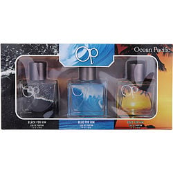 Ocean Pacific Variety 3 PIECE VARIETY INCLUDES BLACK & BLUE & GOLD AND ALL ARE