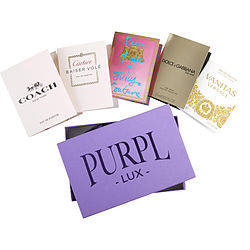  Purpl Lux Subscription Box by COACH & THE ONE & PEACE LOVE & JUICY COUTURE & VANITAS VERSACE & CARTIER BAISER VOLE