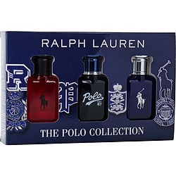 Ralph Lauren Variety 3 PIECE THE POLO COLLECTION WITH POLO 67 & POLO BLUE & POLO RED AND ALL ARE