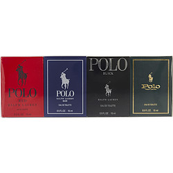 Ralph Lauren Variety 4 PIECE VARIETY WITH POLO & POLO BLUE & POLO BLACK & POLO RED AND ALL
