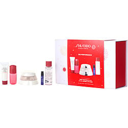  Shiseido by Shiseido Bio Performance Bio Performance Absolute Super Revitalizing Cream Clarifying Cleansing Foam Balancing Lotion Ultimune Energizing Concentrated Serum Ginza Night Intense 5pcs