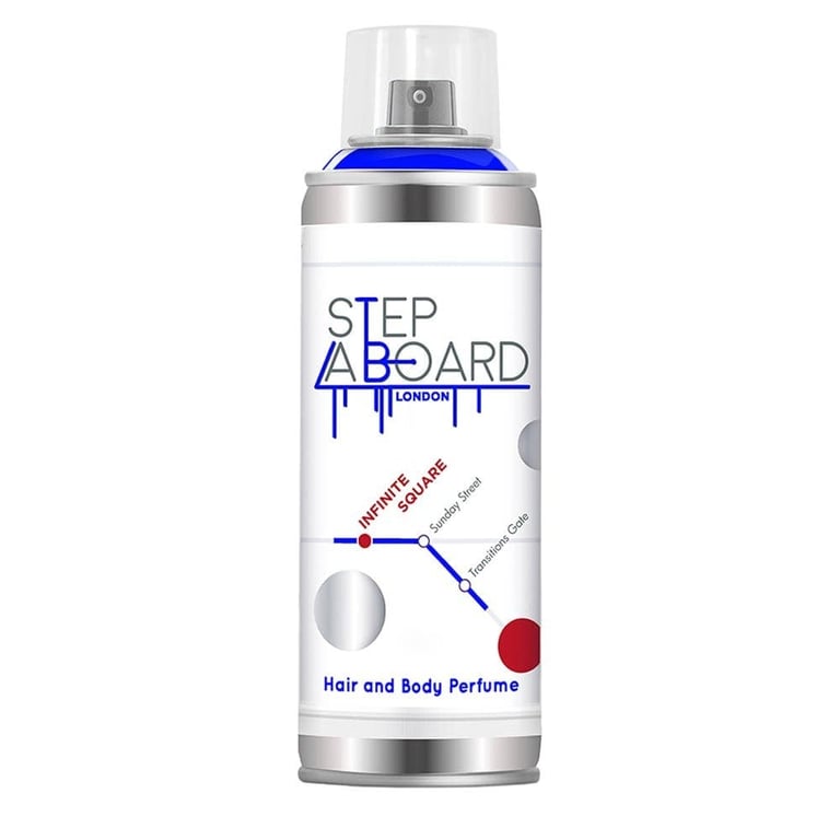 Step aboard Infinite Squares Hair and Body