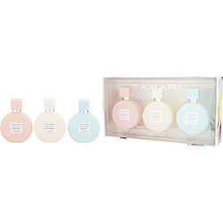 Tahari Parfums Variety 3 PIECE THE EVERBLOOM COLLECTION WITH WATER LILY & VELVET VANILLA & FRENCH KISS AND ALL ARE