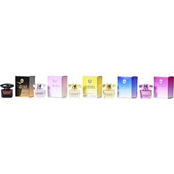 Versace Versace Variety 5 PIECE VARIETY WITH CRYSTAL NOIR EDT & BRIGHT CRYSTAL EDT & YELLOW DIAMOND EDT & YELLOW DIAMOND INTENSE & BRIGHT CRYSTAL ABSOLU EDP AND ALL ARE MINIS