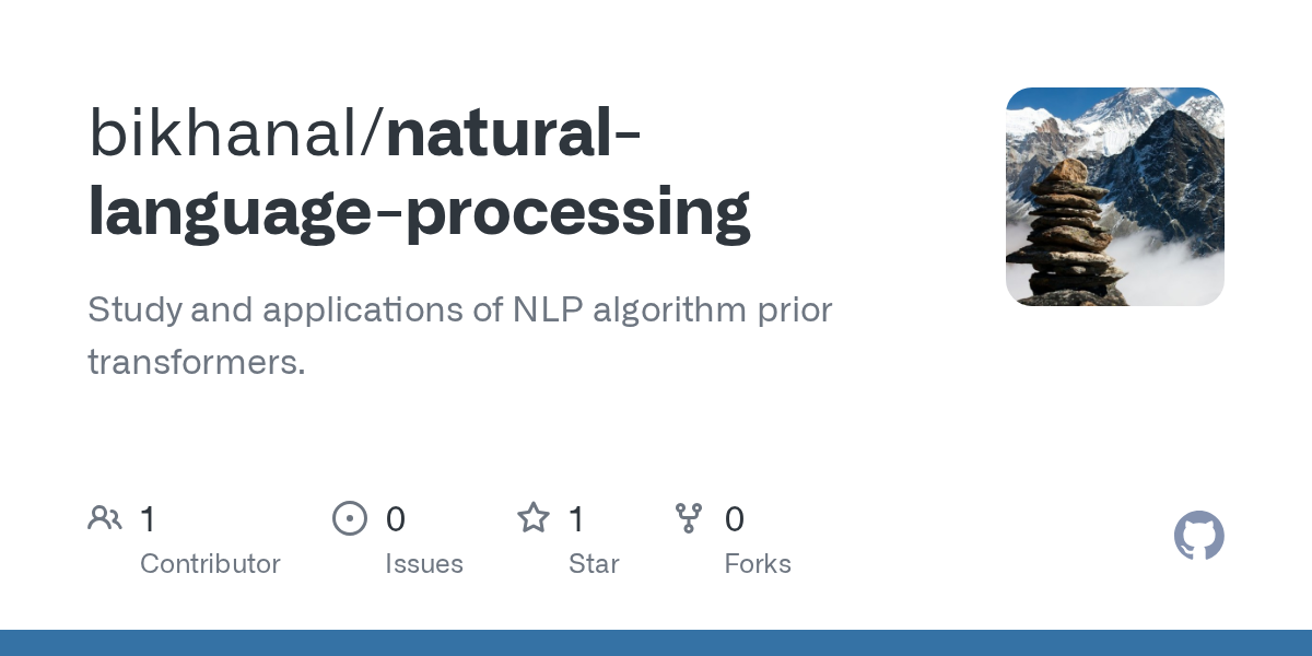 Natural Language Processing