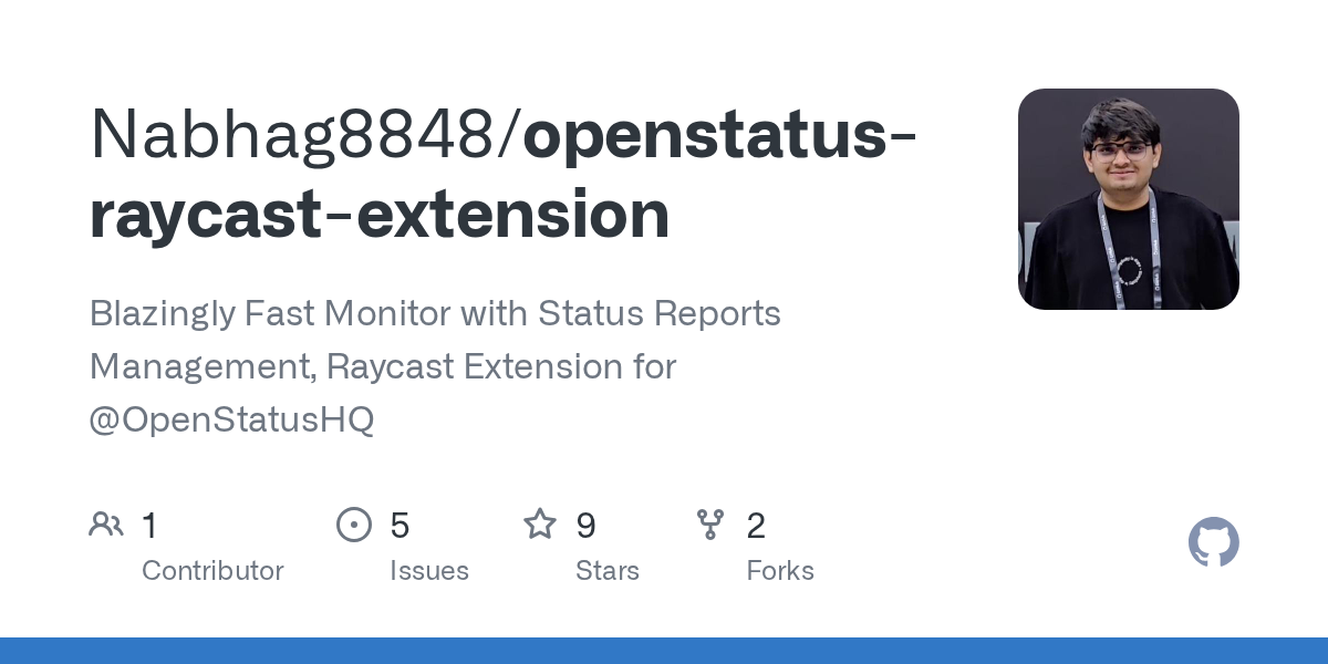Openstatus Raycast Extension