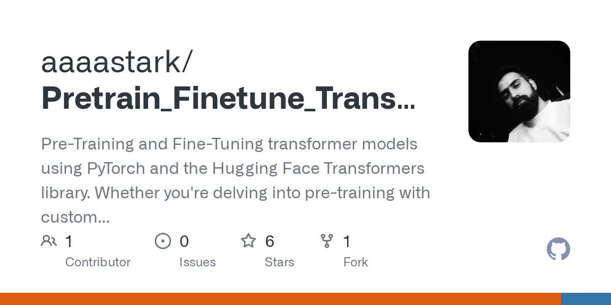 Pretrain_Finetune_Transformers_Pytorch
