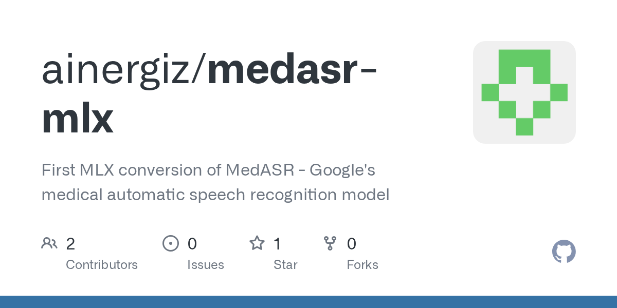 Medasr Mlx