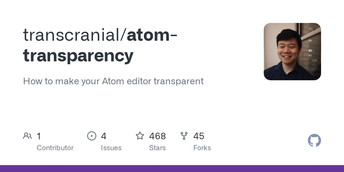 Atom Transparency