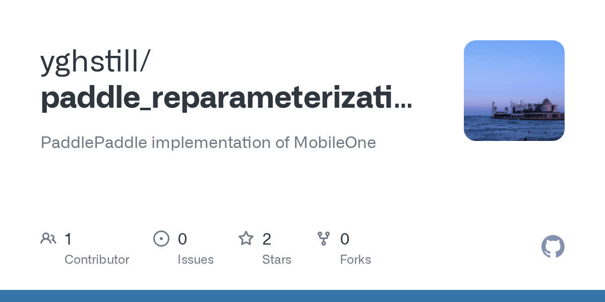 Paddle Reparameterization
