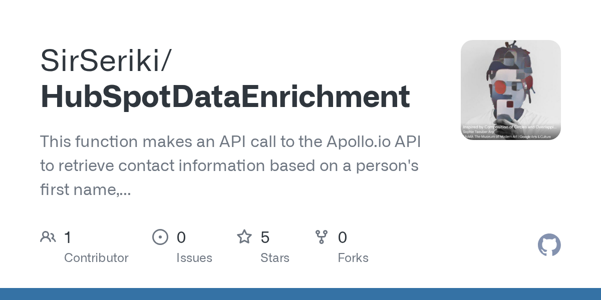 HubSpotDataEnrichment