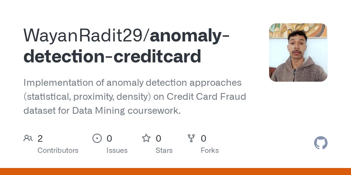 Anomaly Detection Creditcard