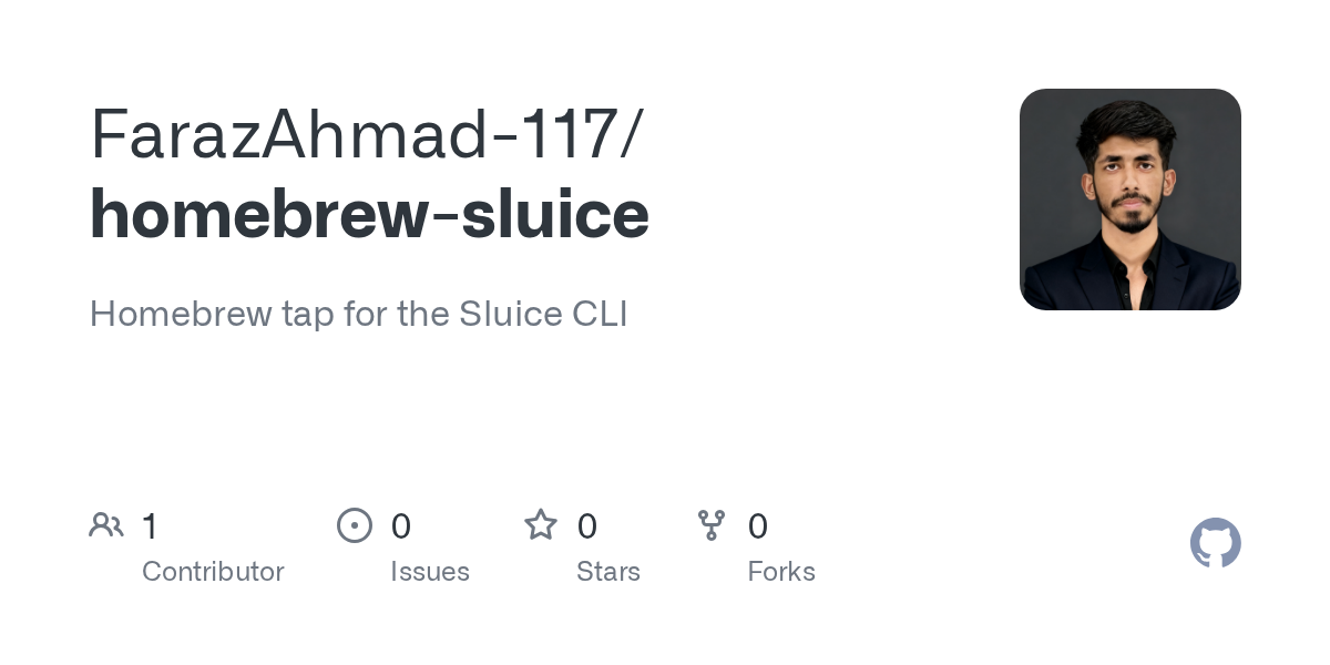 Homebrew Sluice