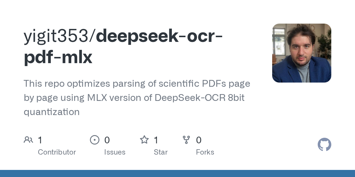 Deepseek Ocr Pdf Mlx