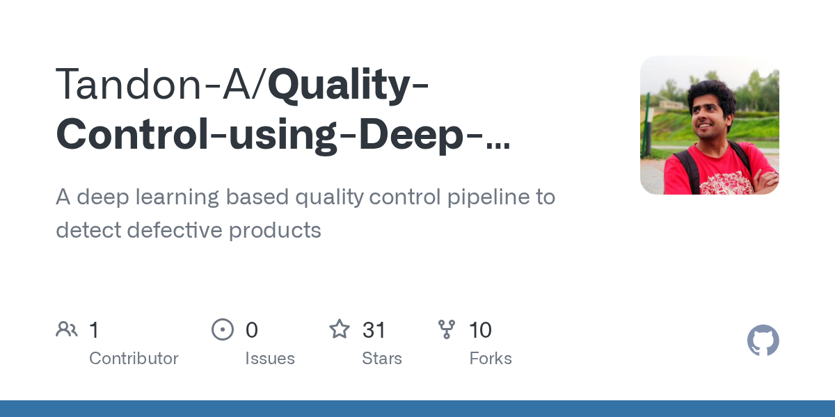 Quality-Control-using-Deep-Learning-