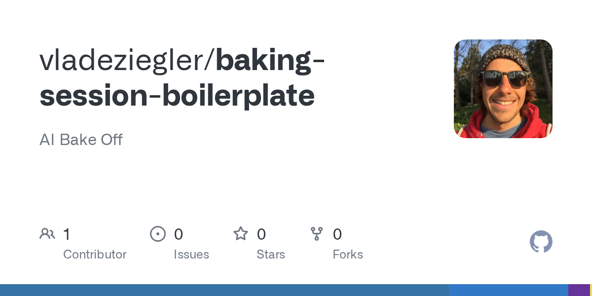 Baking Session Boilerplate
