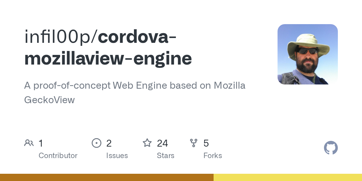 Cordova Mozillaview Engine