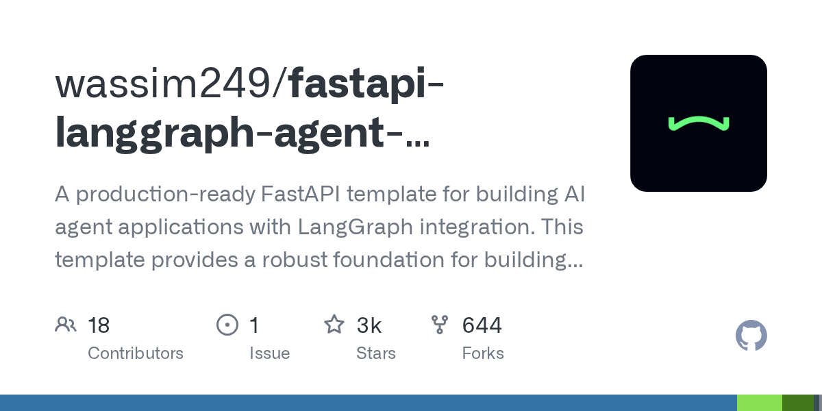 Fastapi Langgraph Agent Production Ready Template