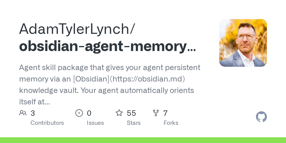 Obsidian Agent Memory Skills
