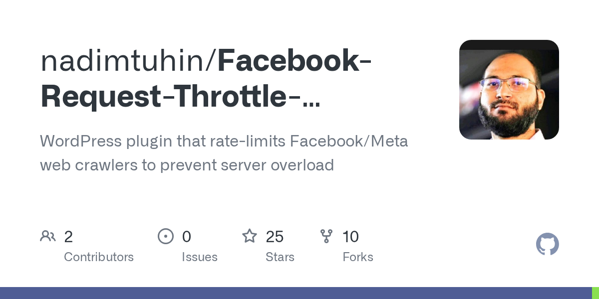 Facebook-Request-Throttle-WordPress-Plugin
