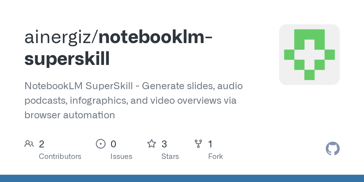 Notebooklm Superskill