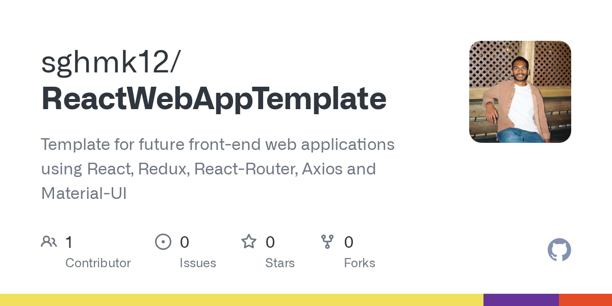 ReactWebAppTemplate