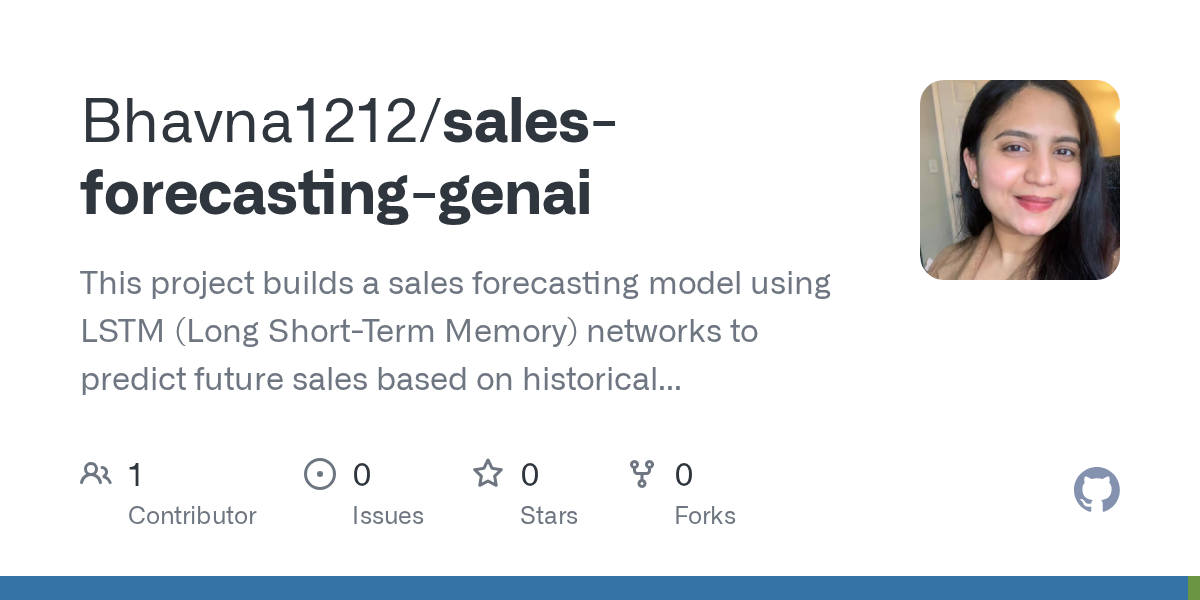 Sales Forecasting Genai