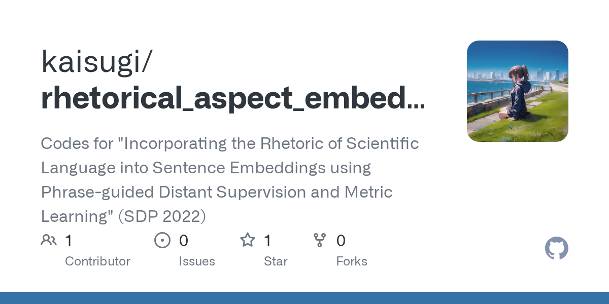 Rhetorical Aspect Embeddings