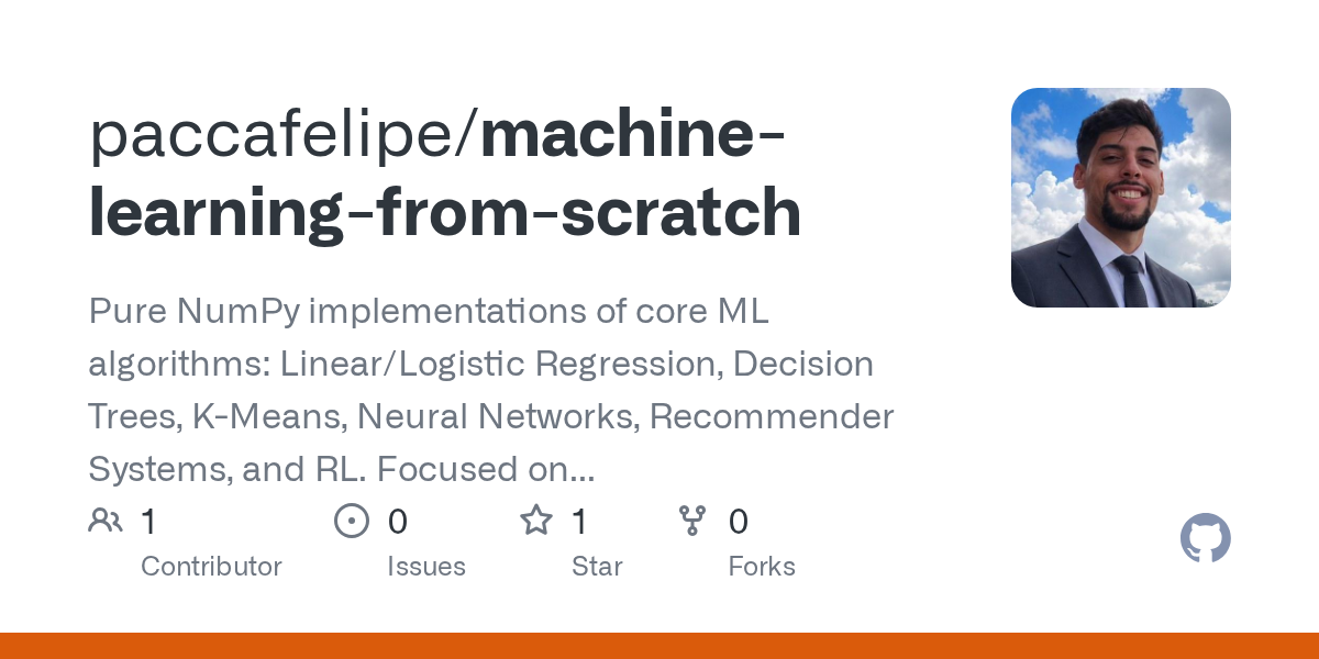 Machine Learning From Scratch