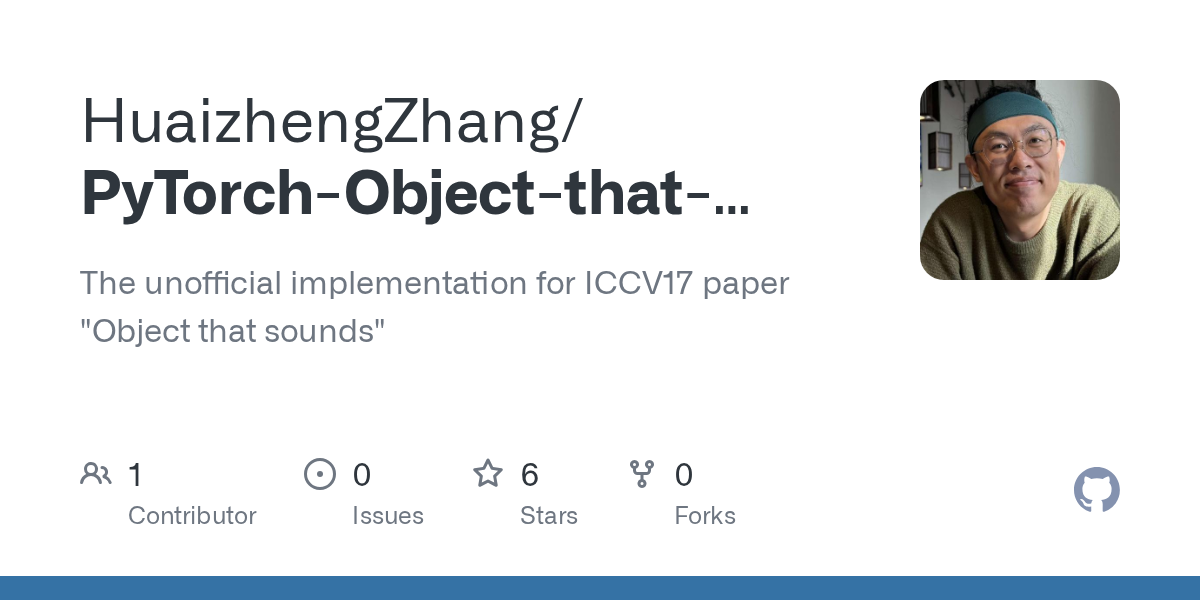 PyTorch-Object-that-Sounds