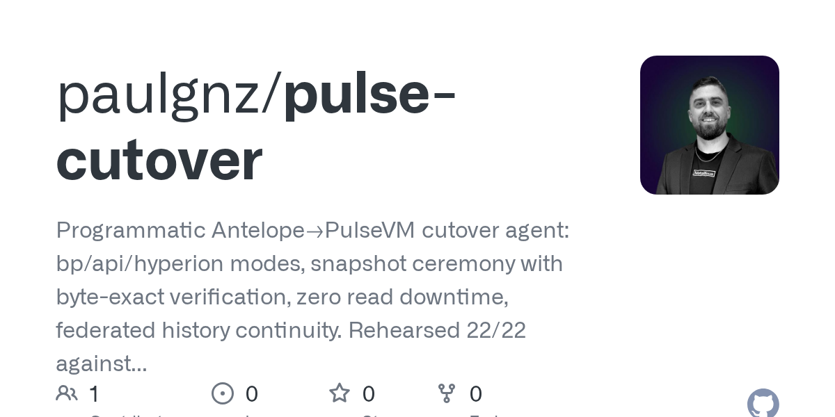Pulse Cutover