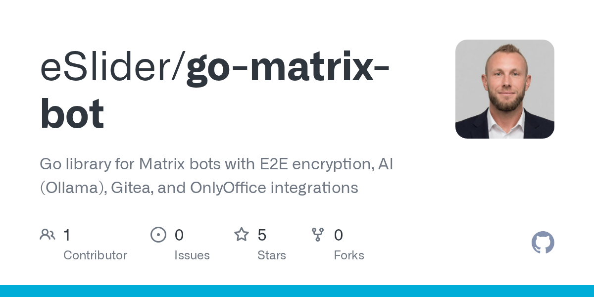 Go Matrix Bot