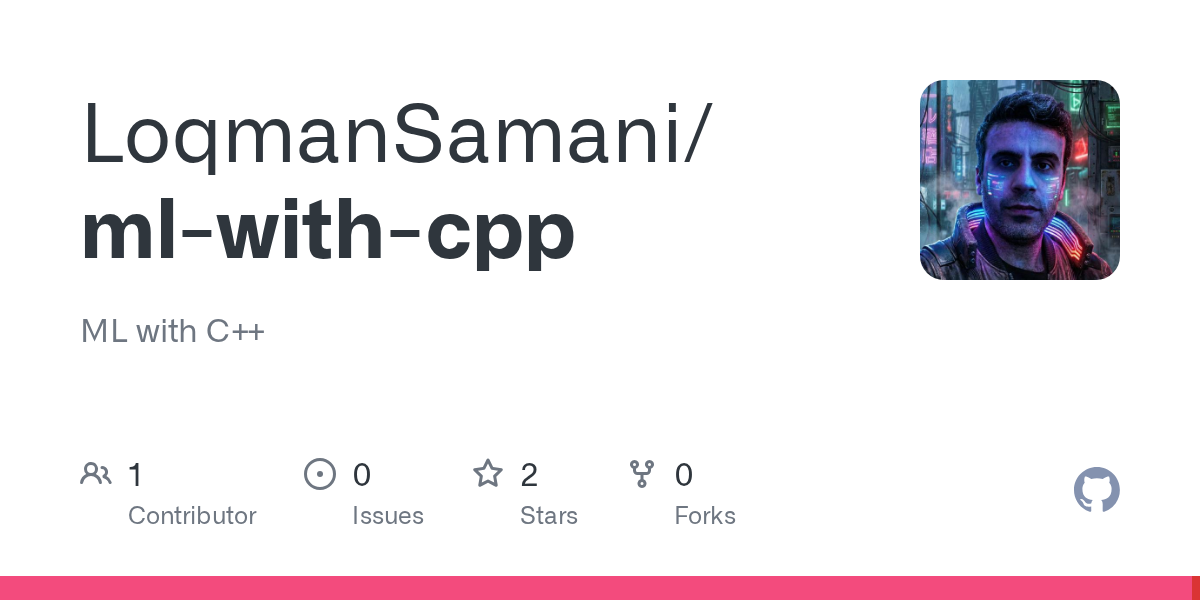 Ml With Cpp