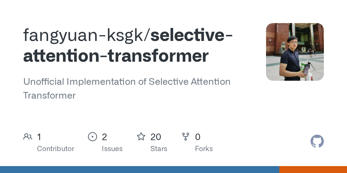 Selective Attention Transformer