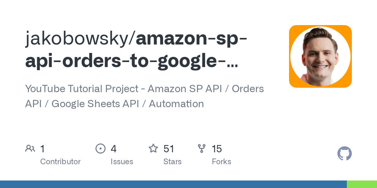 Amazon Sp Api Orders To Google Sheets