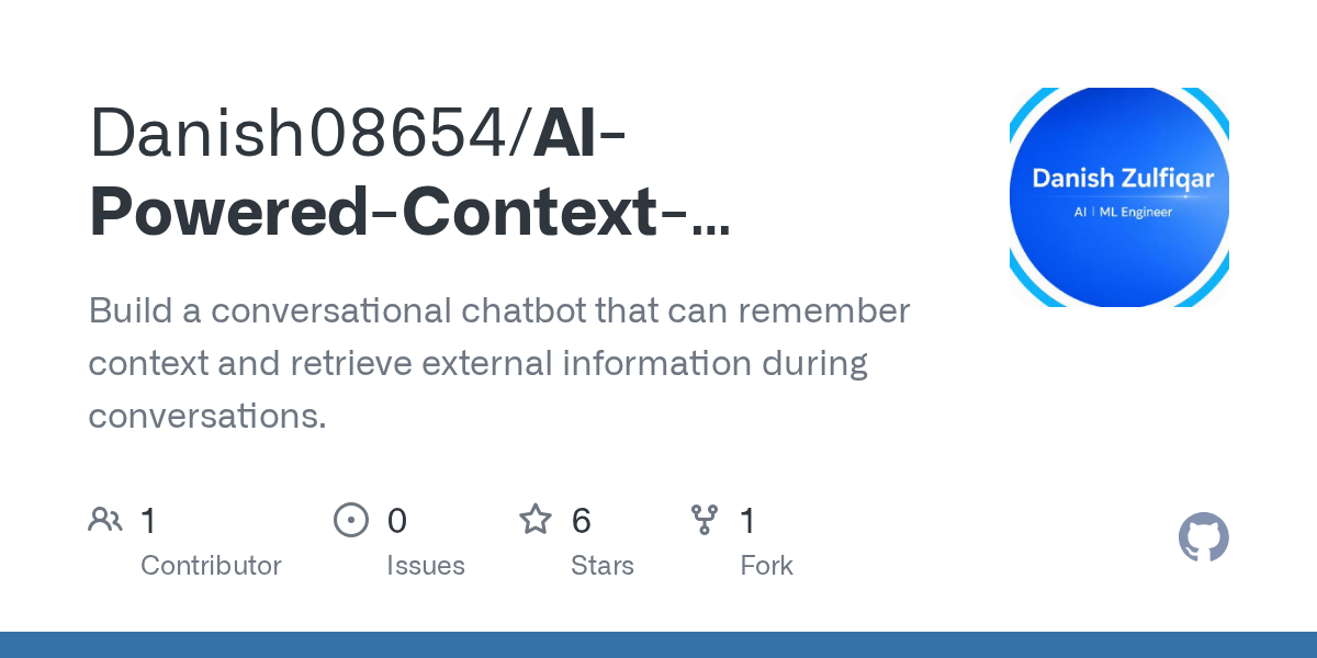 AI-Powered-Context-Aware-Chatbot