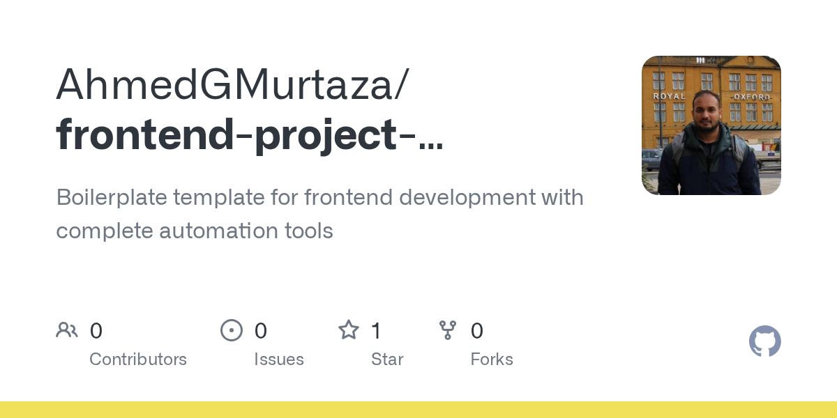 Frontend Project Boilerplate