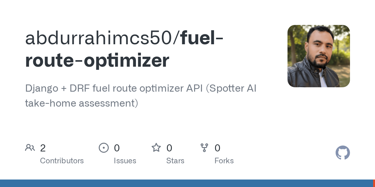 Fuel Route Optimizer