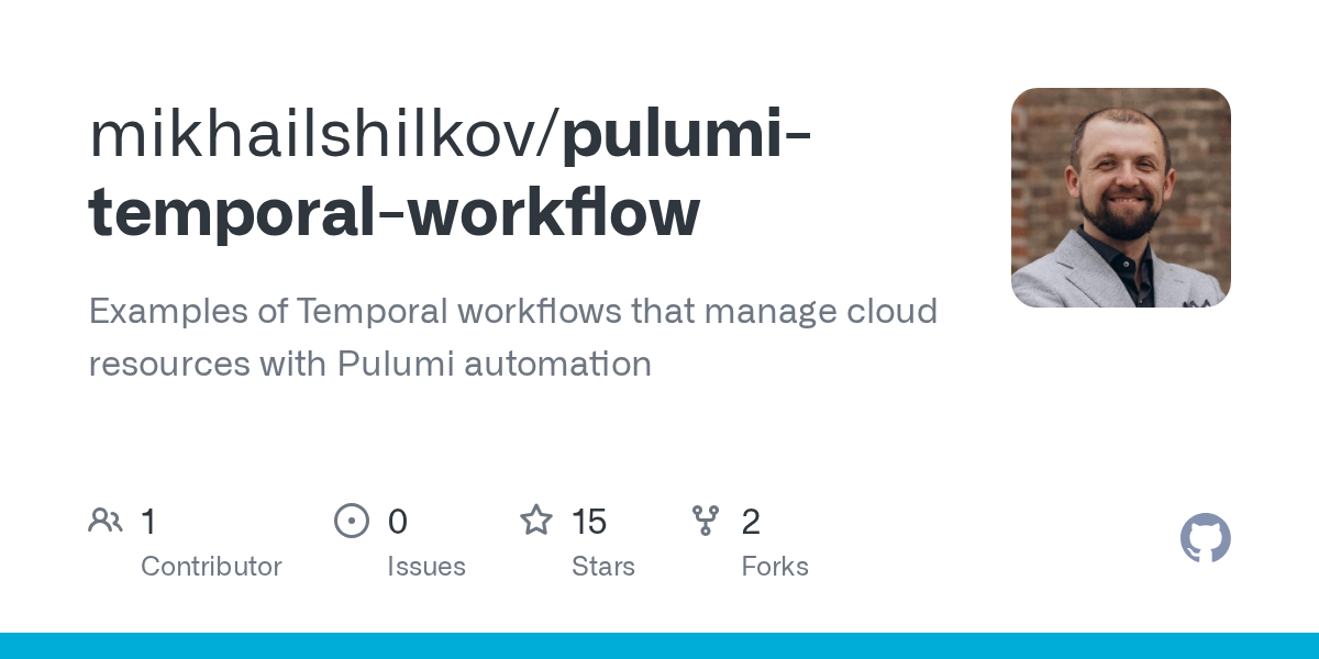 Pulumi Temporal Workflow