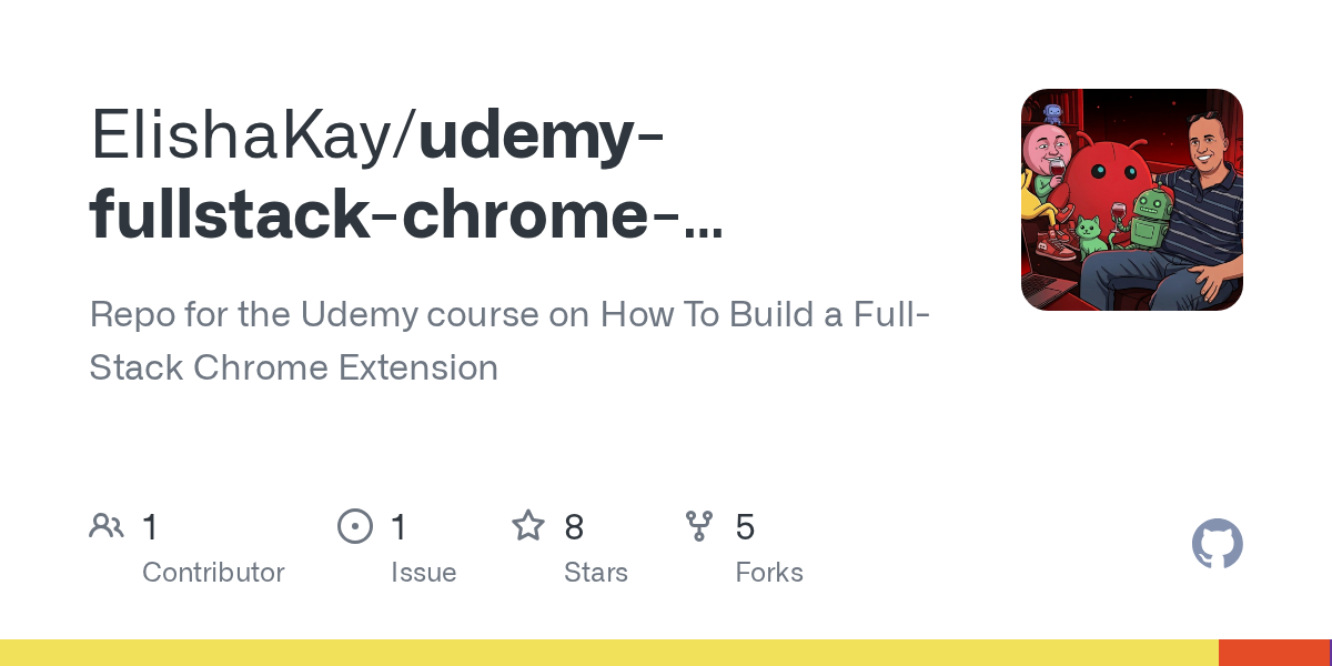 Udemy Fullstack Chrome Extension
